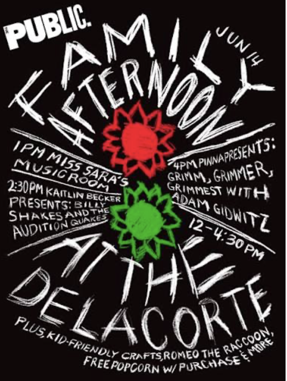 Family Afternoon at the Delacorte - Public Theater event poster
